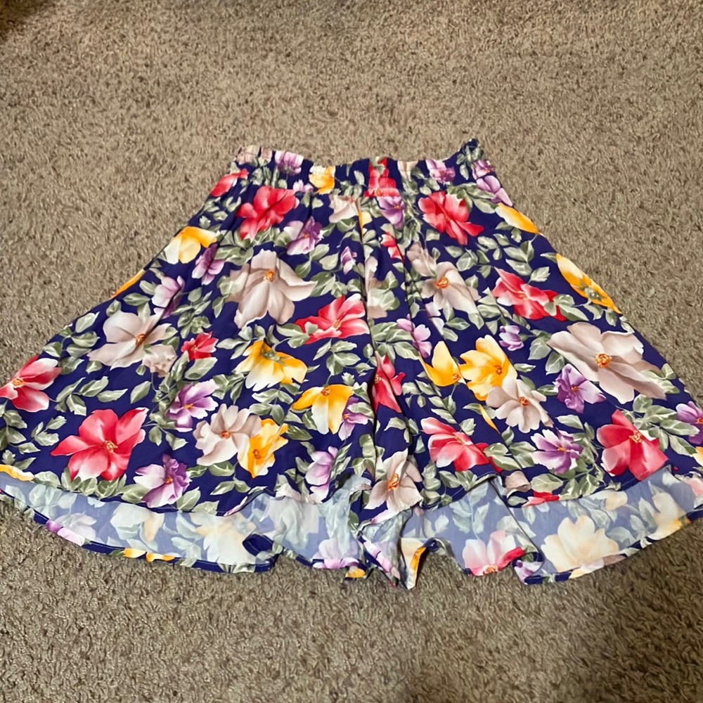 Floral Vintage 80s Shorts